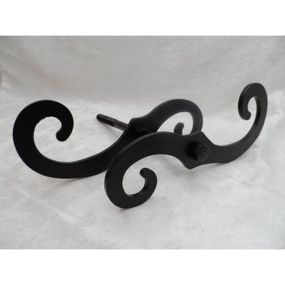 Lynn Cove Foundry Stainless S Shutter Stay Pair Black Powder Coat SD3SS - Picture 4 of 7